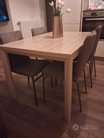 tavolo cucina. 0,85×1,30. 