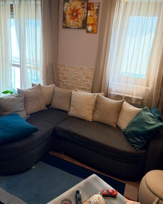 Divano letto angolare matrimoniale