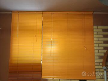 Coppia di tende veneziane arancioni 100x150cm, reg