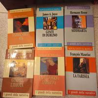 Lotto 6 libri de I Grandi della Narrativa