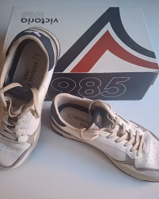 sneakers uomo victoria 1985 marino 43 bianche