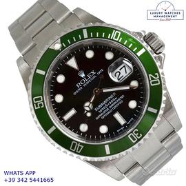 ROLEX Submariner 16610LV MK1 Kermit Fat Four bezel