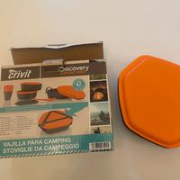 set di stoviglie da campeggio Crivit
