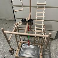 Trespolo per pappagalli