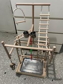 Trespolo per pappagalli