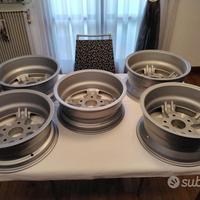 5 cerchi Porsche ATS anni 70 restaurati a nuovo