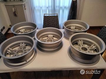5 cerchi Porsche ATS anni 70 restaurati a nuovo