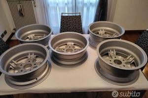 5 cerchi Porsche ATS anni 70 restaurati a nuovo