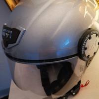 Casco givi 10.4 hps solid silver metallizzato