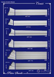 cornici in gesso modanature decori parete moderni