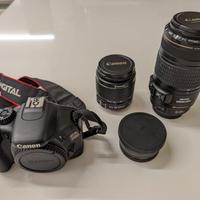 Canon EOS 550D + obiettivi + accessori