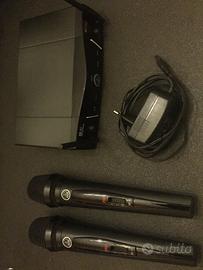 Doppio radio microfono AKG-SR 40 Dual pro