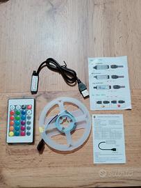 striscia led multicolore nuova 