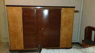 Camera da letto epoca vintage armadio letto stile