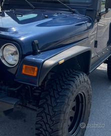 Parafanghi in metallo jeep wrangler tj