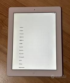 Ipad 4ª Gen 16gb wi-fi Model A1458 Bianco