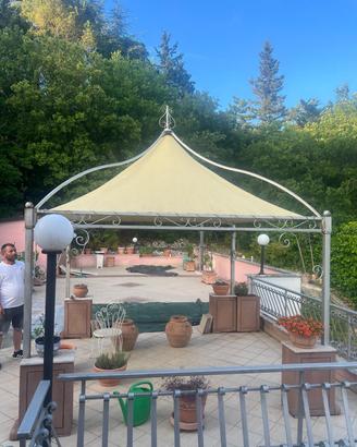 GAZEBO IN ACCIAIO ZINCATO