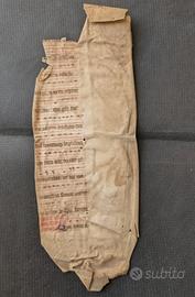 Pergamena medievale liturgica  — frammento