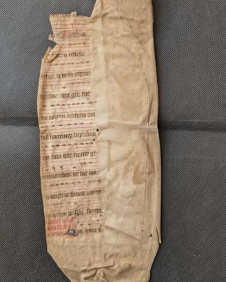 Pergamena medievale liturgica  — frammento