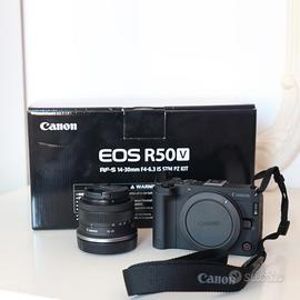 Canon R50 V+ ef-s 18-45 f4. 5\6.5