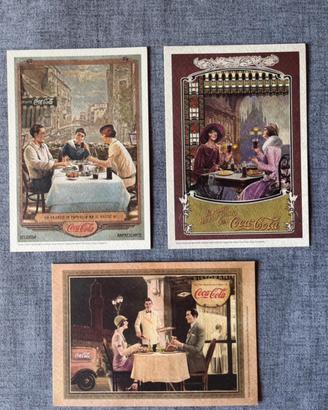 Coca cola gadget cartoline tipo Vintage