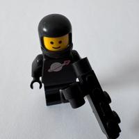 LEGO Space astronauta nero anni 80 completo