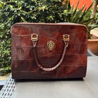 Borsa in pelle Pollini