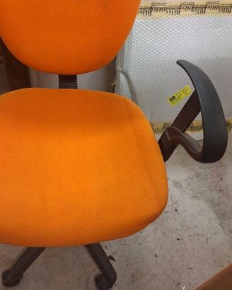 SEDIA DA STUDIO ARANCIONE - Guidonia/Palestrina