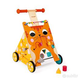 carrello primipassi Gatto Janod