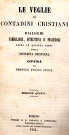 Libro Antico Raro - Veglie Dei Contadini Cristiani