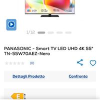 Panasonic smart TV LED UHD  4K 55