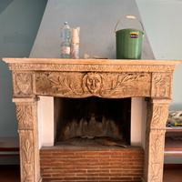 Cornice in marmo per camino