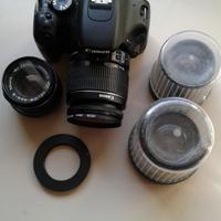 Canon EOS 550d +4obiettivi