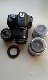 Canon EOS 550d +4obiettivi