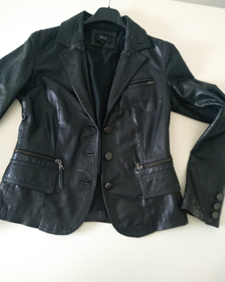 Giacca in pelle marchio Kocca