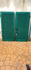 Persiane in ferro zincato blindate.
