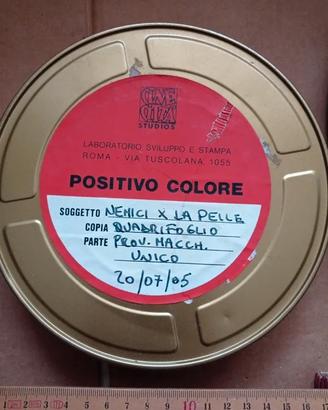 Scatola metallica cinema VUOTA originale Cinecittà