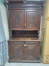 Mobile cristalliera d'epoca barocco