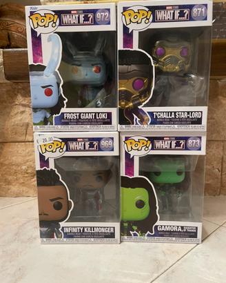 Lotto 4 Funko Pop Marvel What If...?
