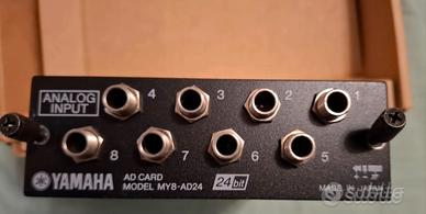 Yamaha scheda MY 08 AD24 8 INGRESSI + 4 Monitor