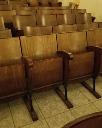 Sedie da cinema vintage anni 60