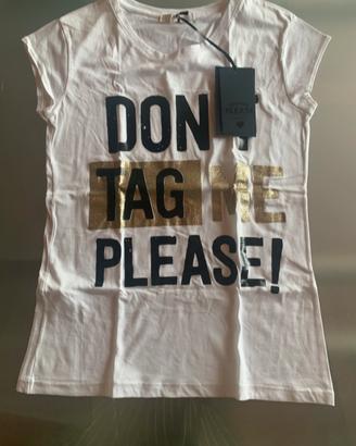 Maglietta “Please” made in Italy taglia M