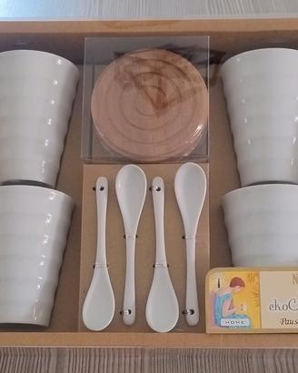 Set 4 tazze in ceramica Foppapedretti 