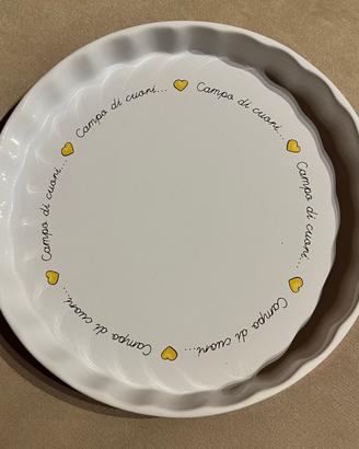Egan Campo di Cuori tortiera vassoio per crostata 