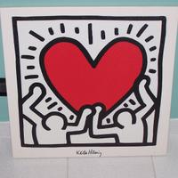 STAMPE IN TELA KEITH HARING