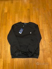 maglione girocollo nero ralph lauren