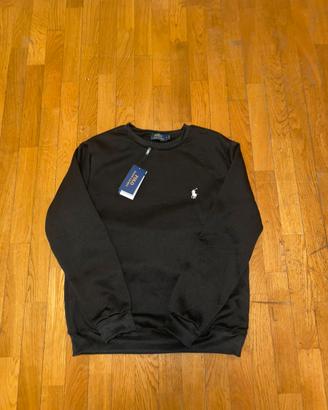 maglione girocollo nero ralph lauren