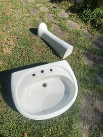 Lavandino a colonna
