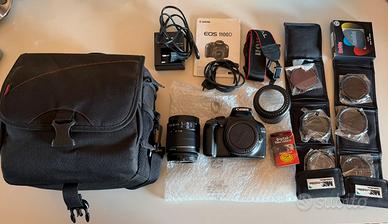 Canon EOS 1100D + obiettivo 18-55 + accessori