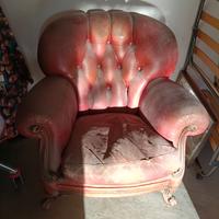 Poltrona in pelle
